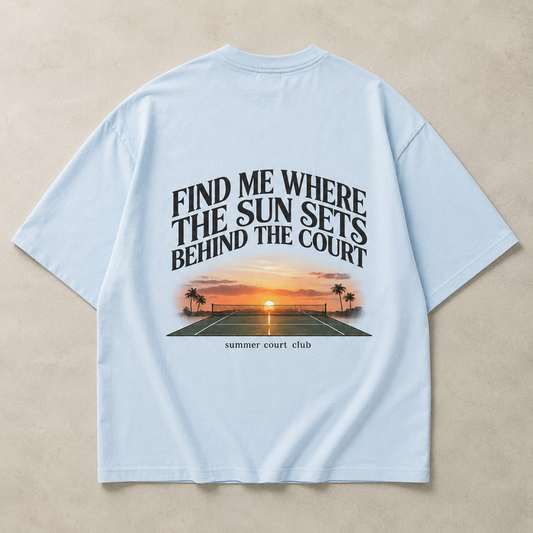 summer court club - Oversized T-Shirt