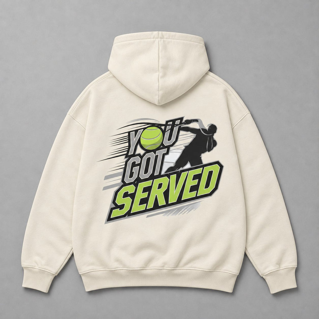 You got served - Oversized Hoodie – Tennis Streetwear, Ansicht 3