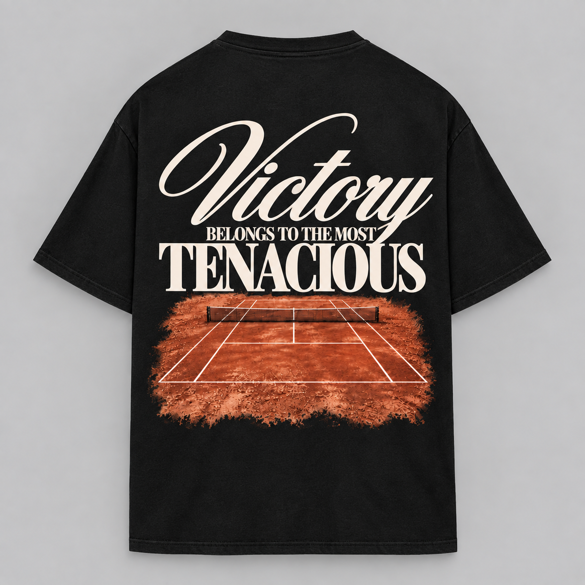 Victory belongs to the most tenacious - Oversized Shirt