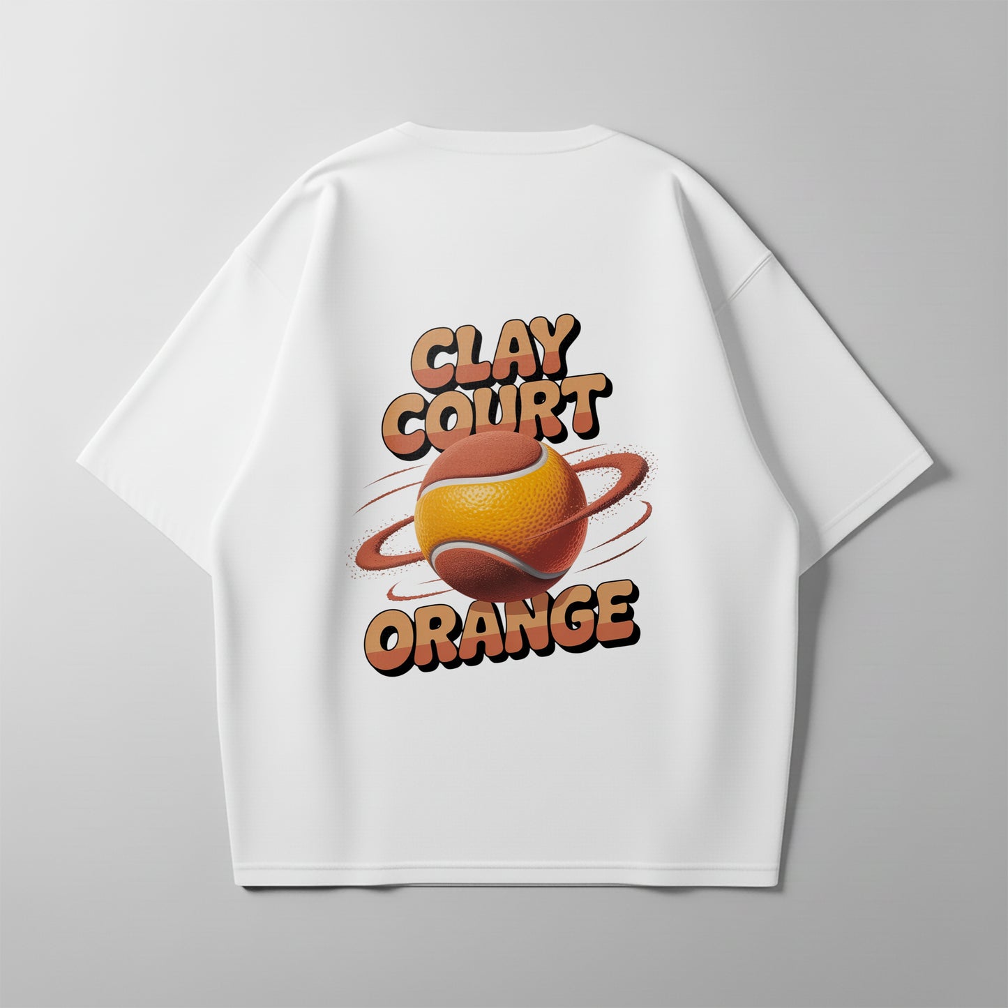 Clay Court Orange - Oversized Shirt