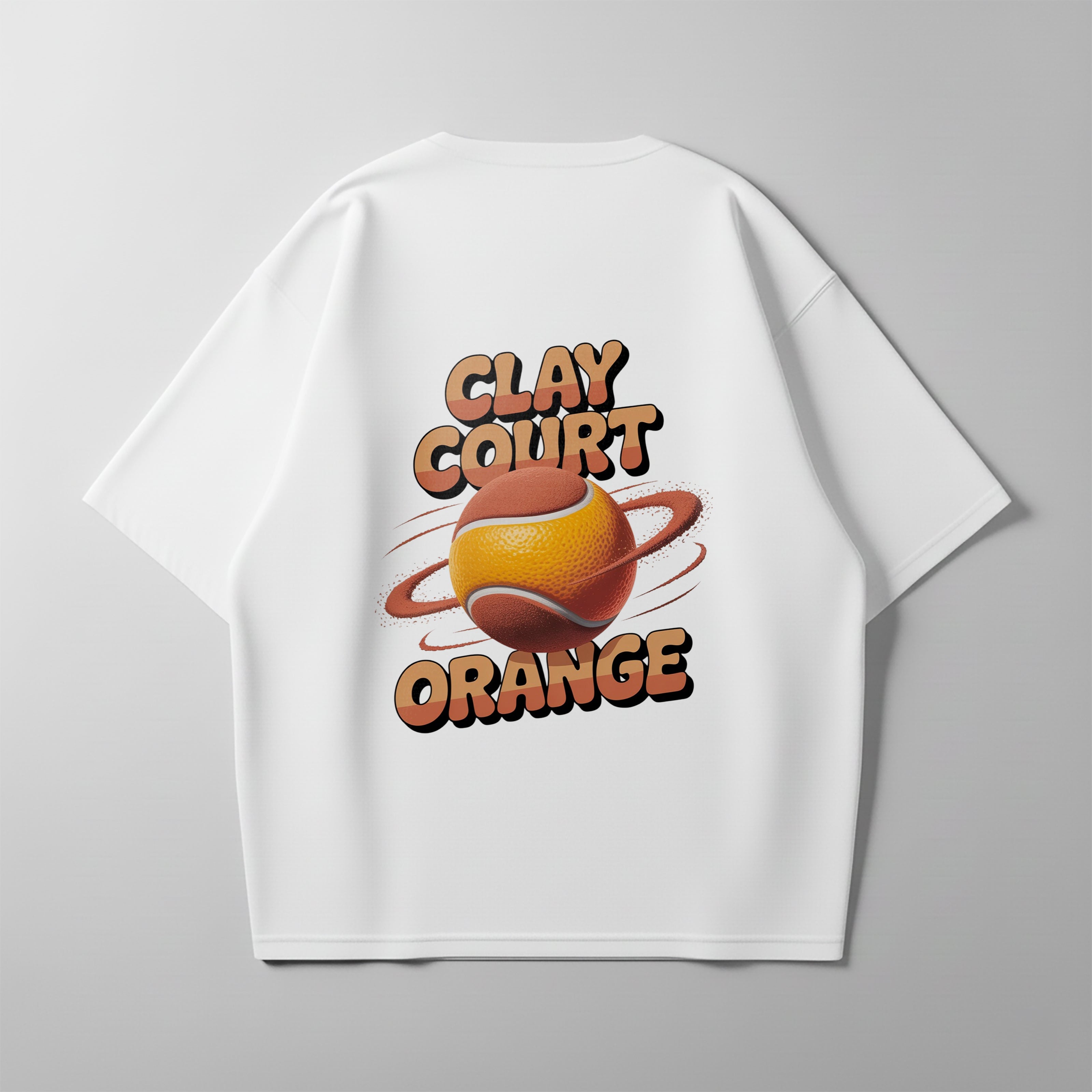 Clay Court Orange - Oversized Shirt