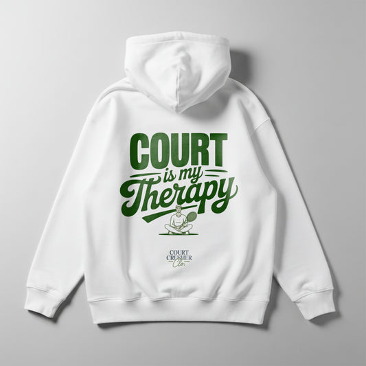 Court is my Therapy - Oversized Hoodie