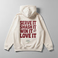 Serve, Smash, Win, Love - Oversized Hoodie