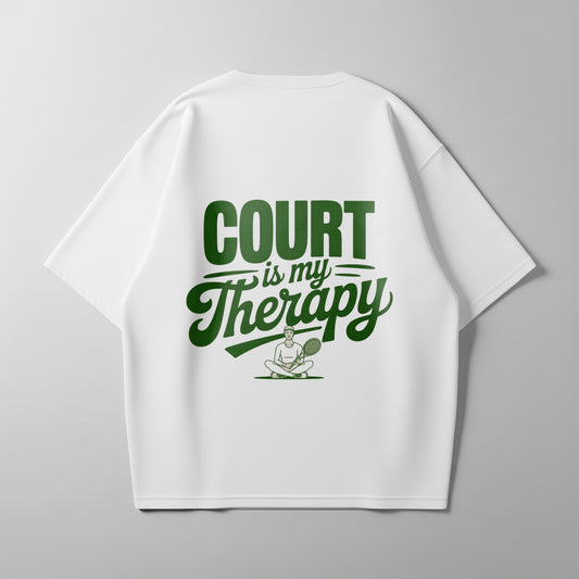 Court is my therapy - Oversized Shirt