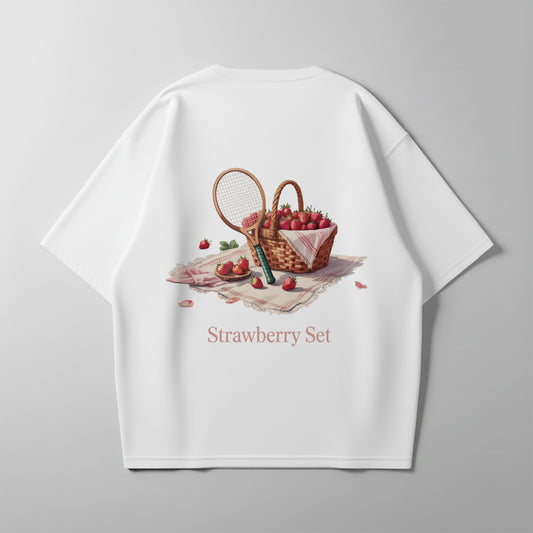 Strawberry Set Vintage - Oversized Shirt