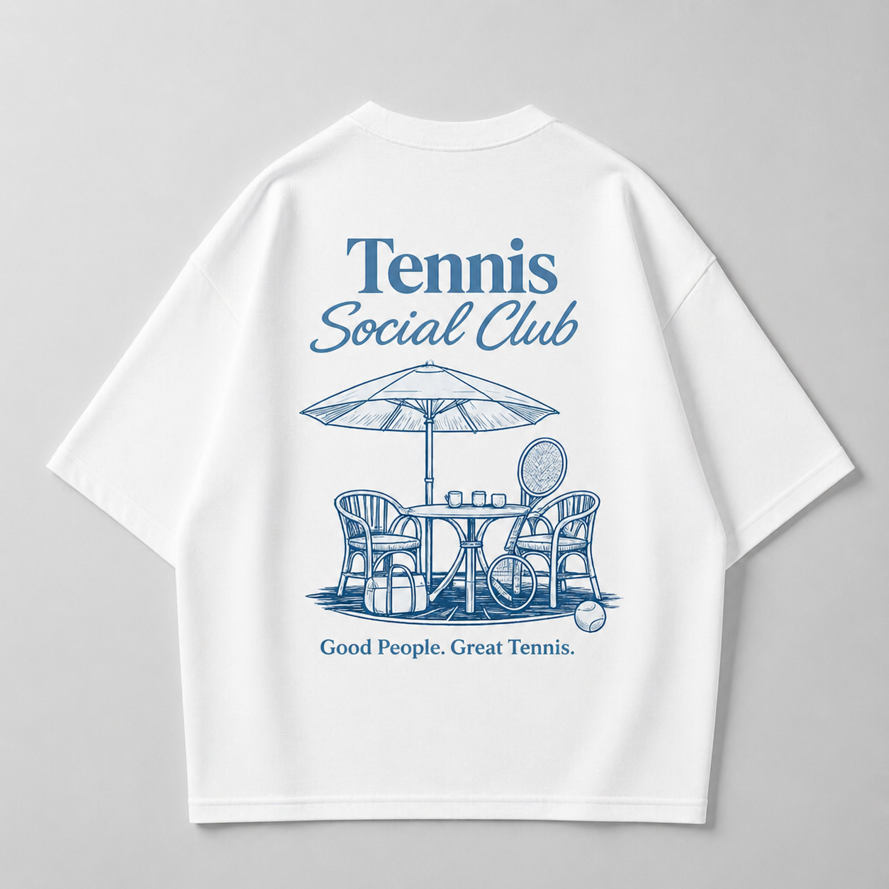 Tennis Social Club - Oversized Shirt