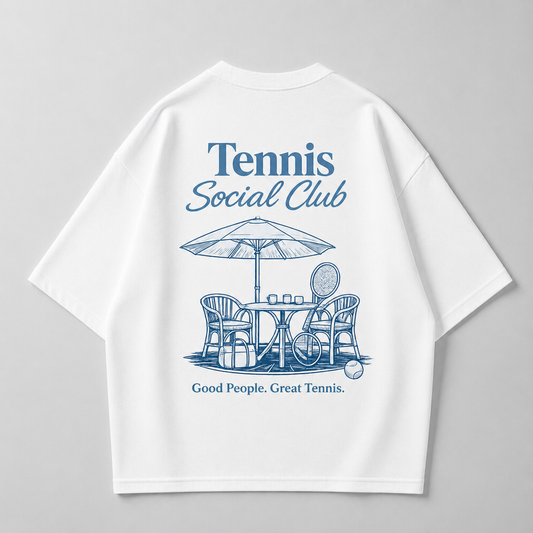 Tennis Social Club - Oversized Shirt