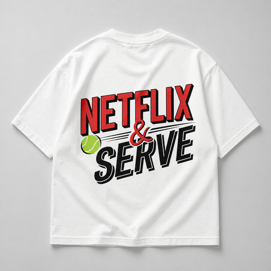 Netflix and Serve - Oversized Shirt