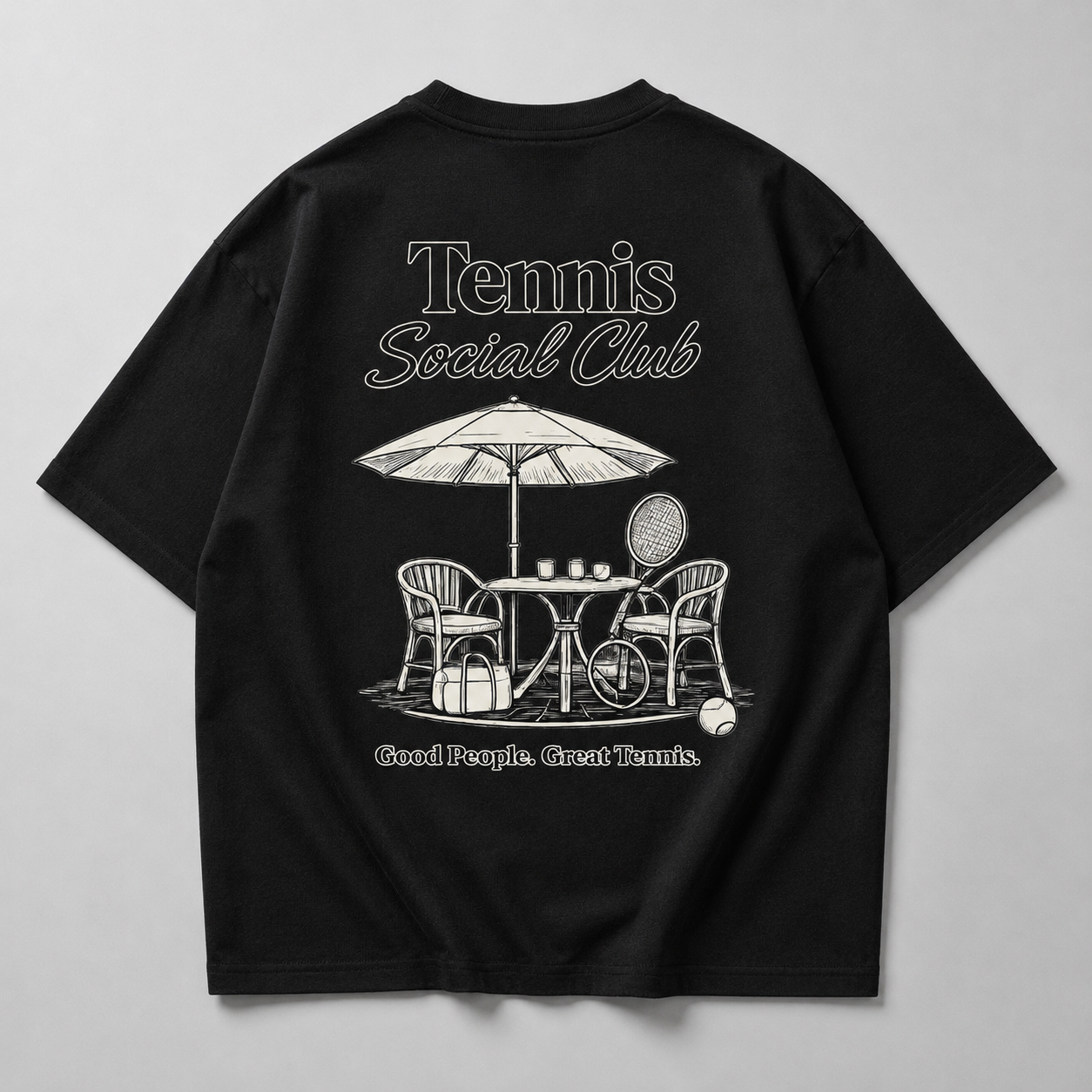 Tennis Social Club - Oversized Shirt