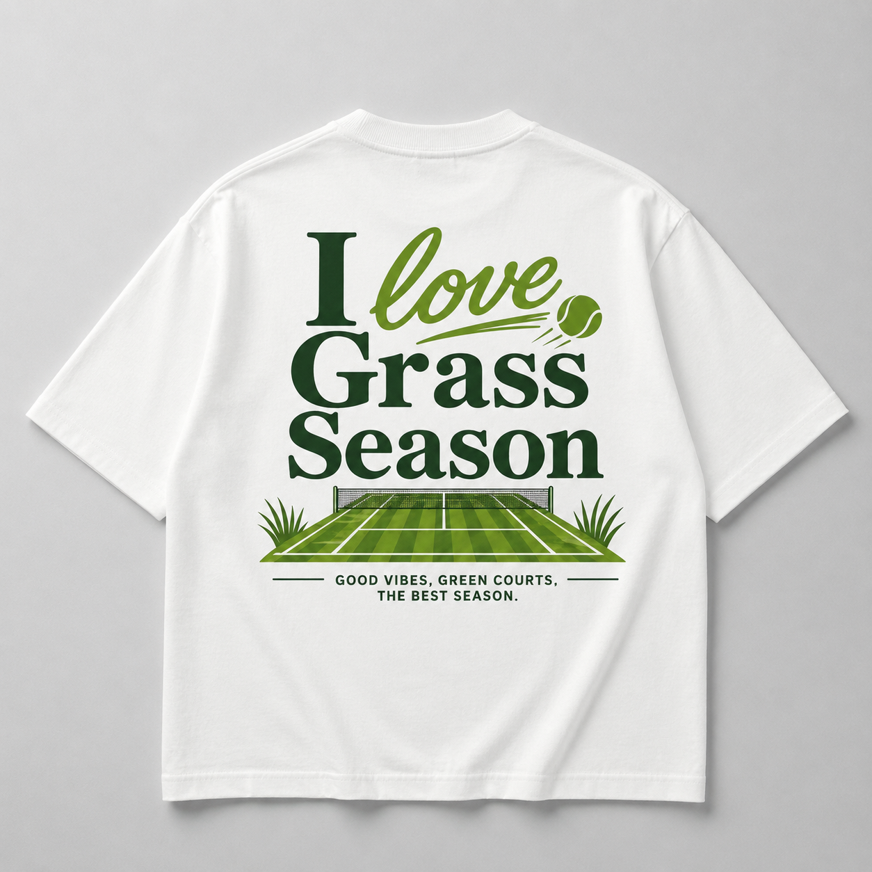 I love Grass Season - Oversized Shirt