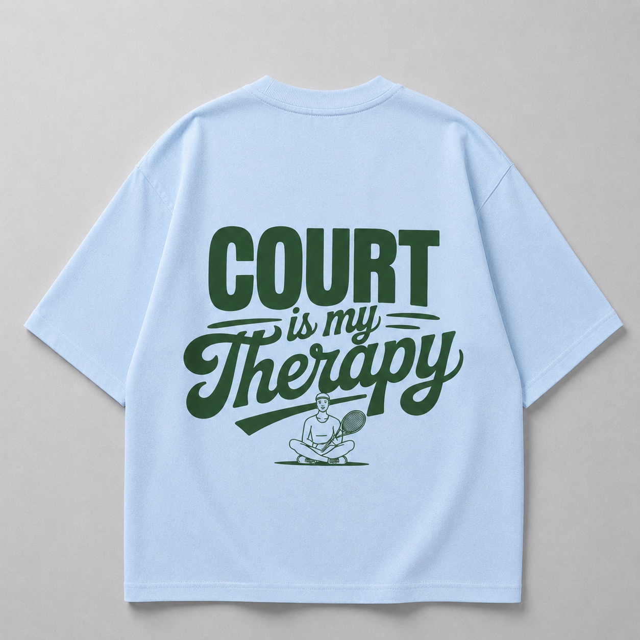 Court is my therapy - Oversized Shirt