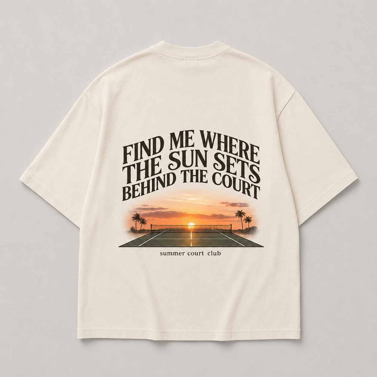 summer court club - Oversized T-Shirt