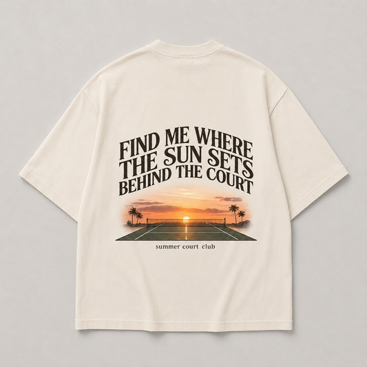summer court club - Oversized T-Shirt