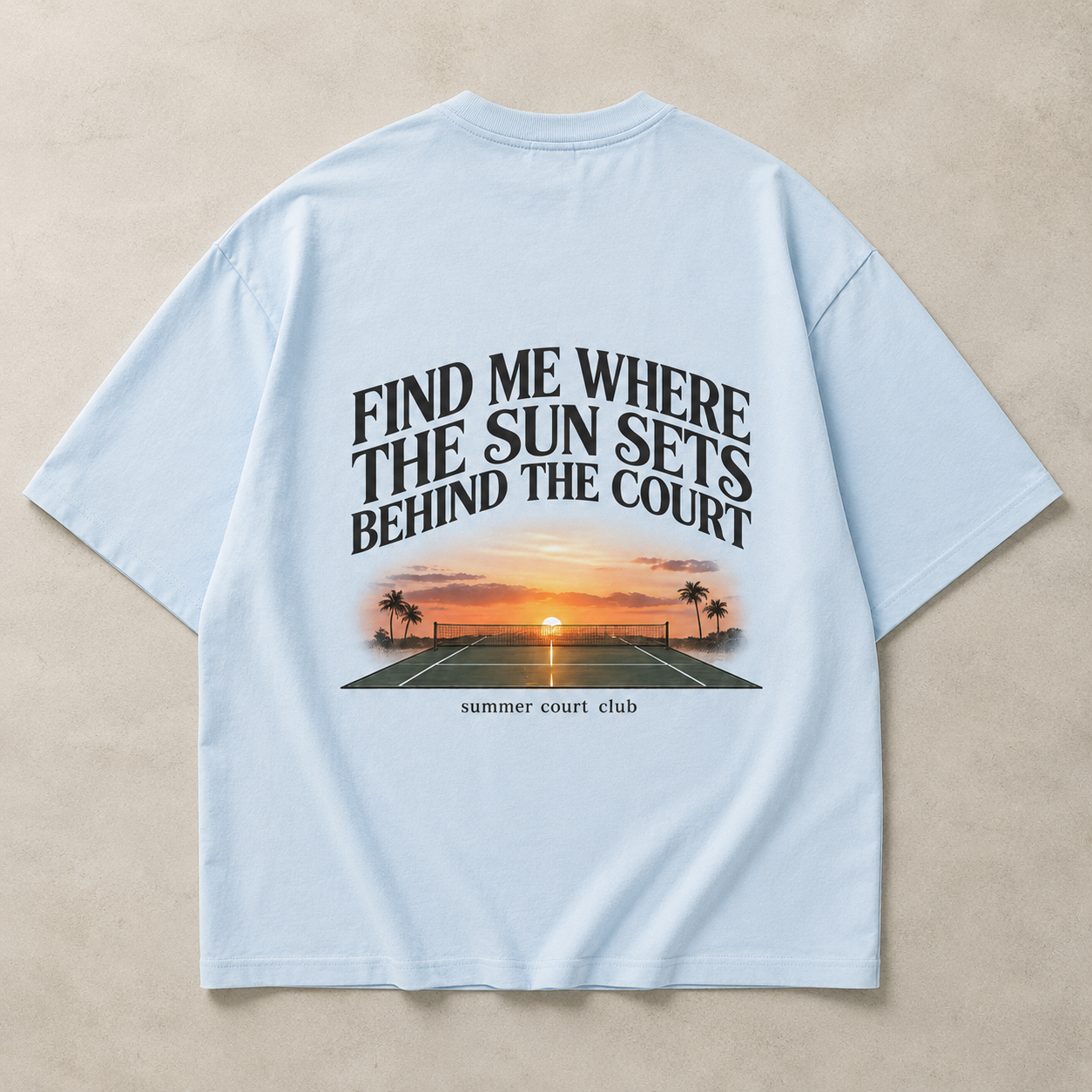 summer court club - Oversized T-Shirt