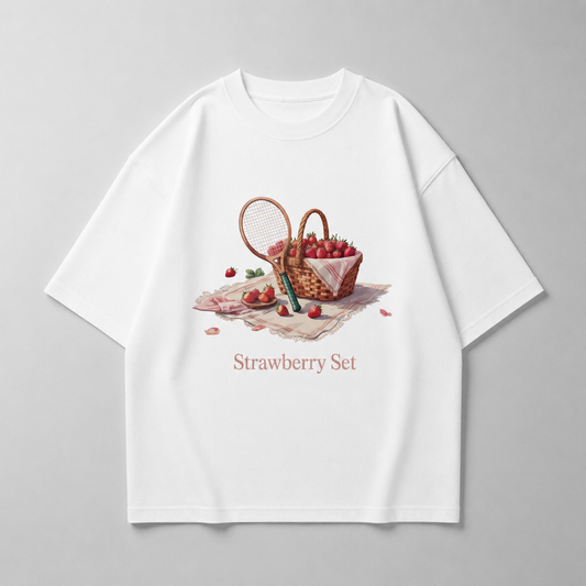 Strawberry Set Vintage - Oversized Shirt