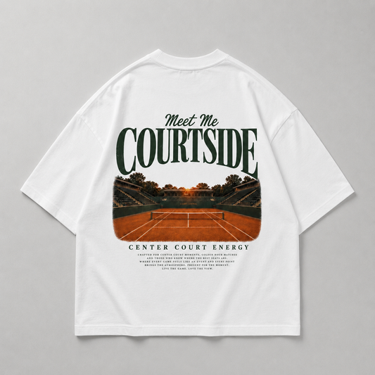 Meet Me Courtside - Oversized Shirt