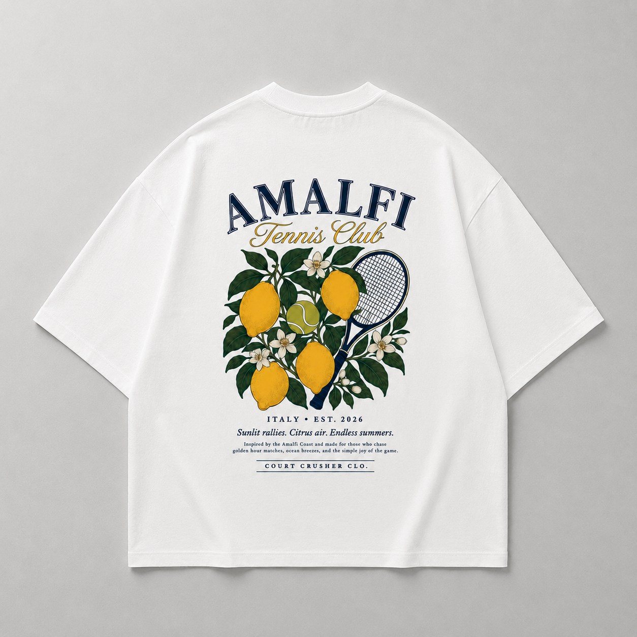 Amalfi Tennis Club - Oversized Shirt