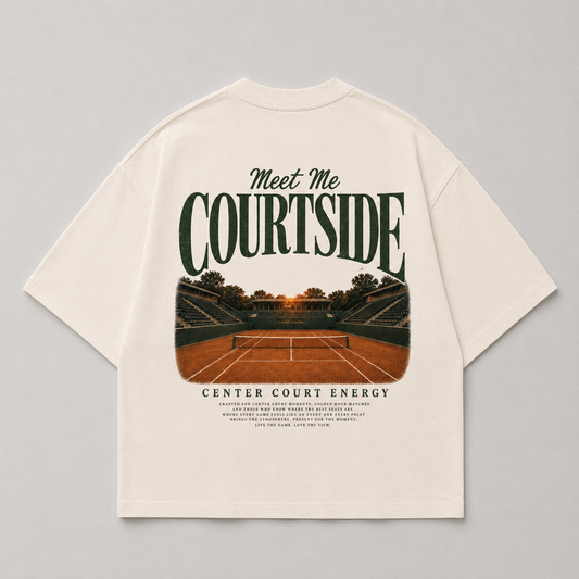 Meet Me Courtside - Oversized Shirt