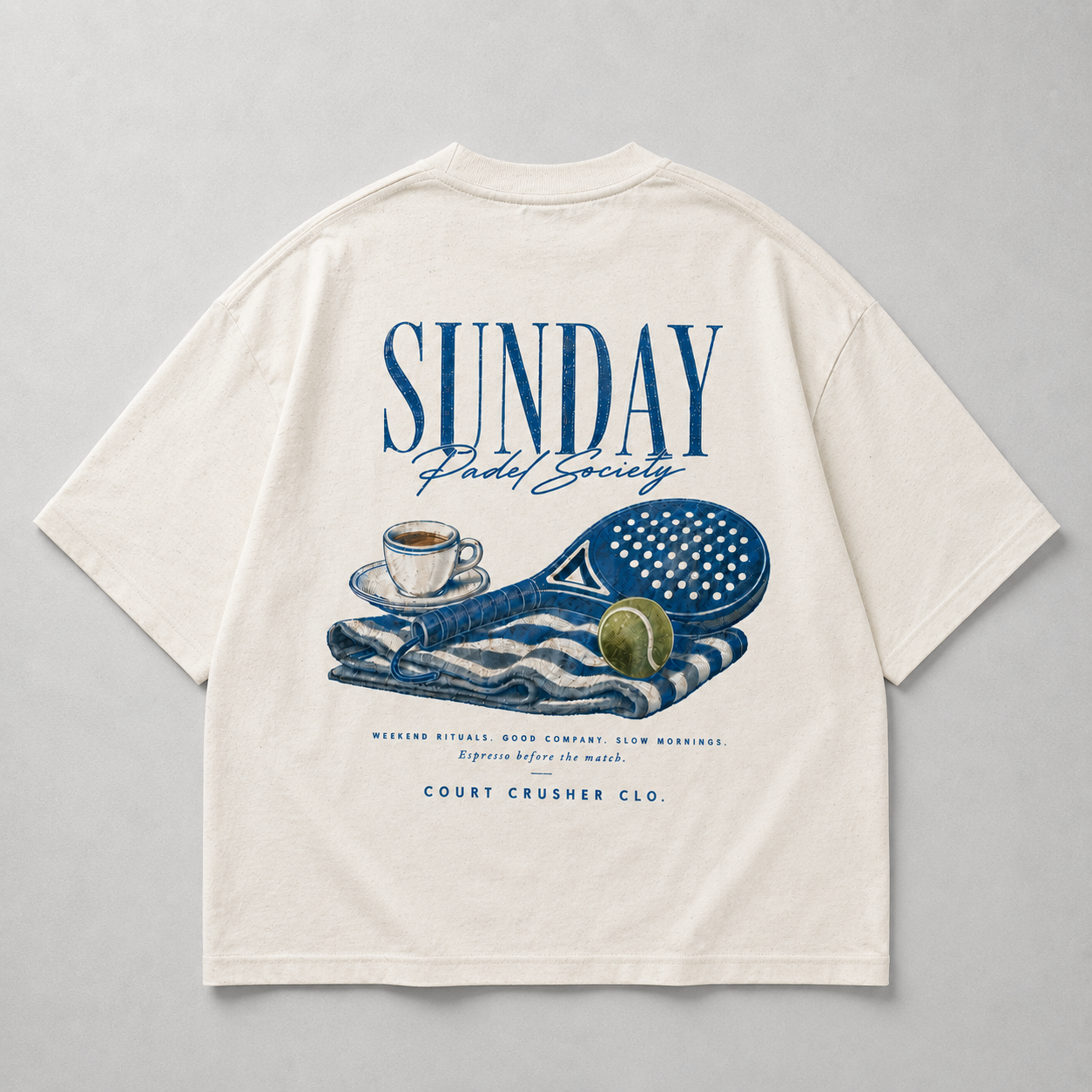 Sunday Padel Society - Oversized Shirt