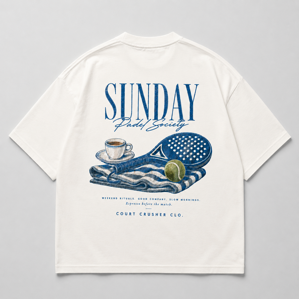 Sunday Padel Society - Oversized Shirt