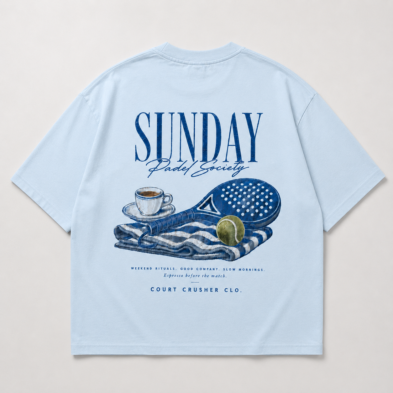 Sunday Padel Society - Oversized Shirt