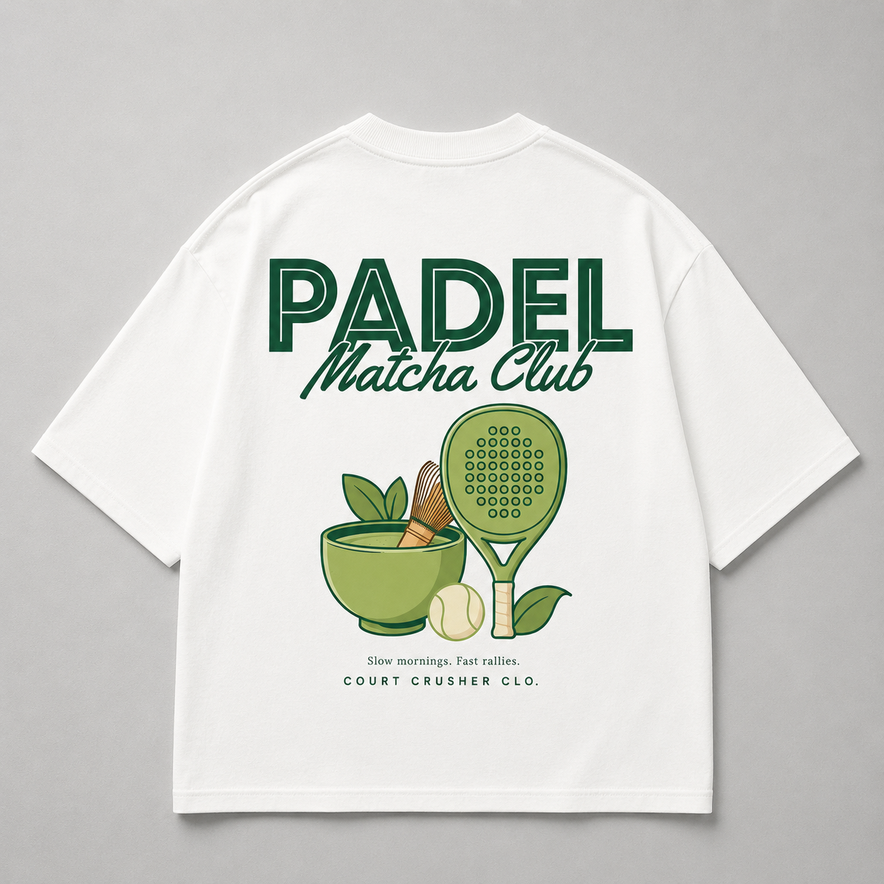 Padel Matcha Club - Oversized Shirt
