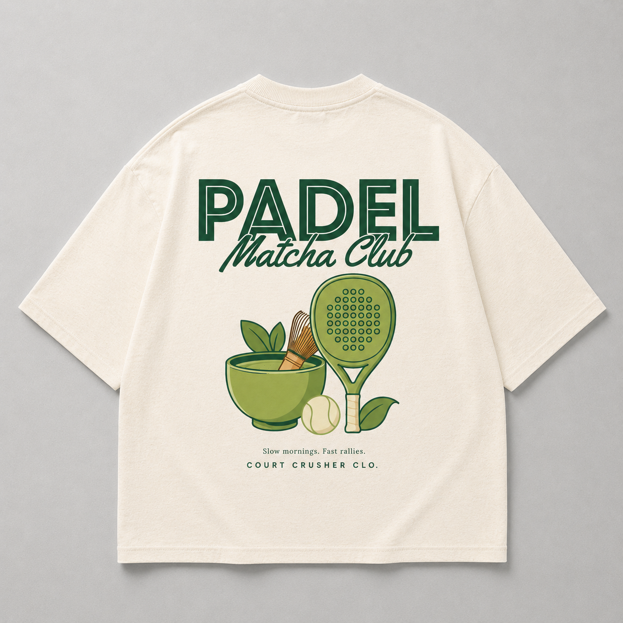 Padel Matcha Club - Oversized Shirt