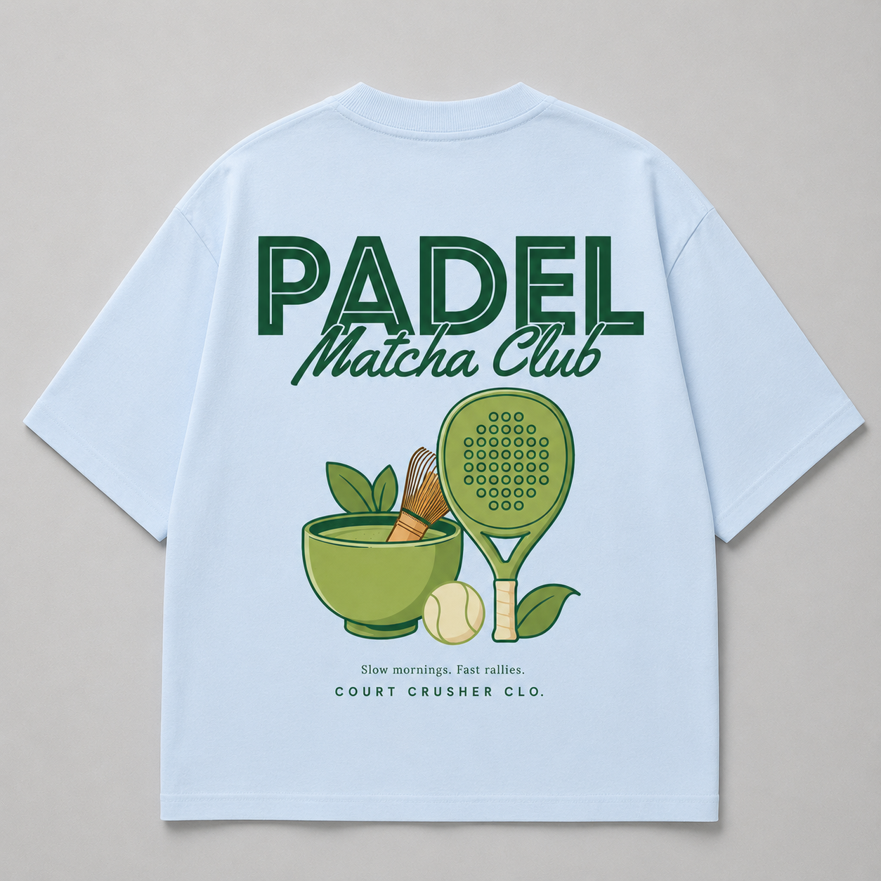 Padel Matcha Club - Oversized Shirt