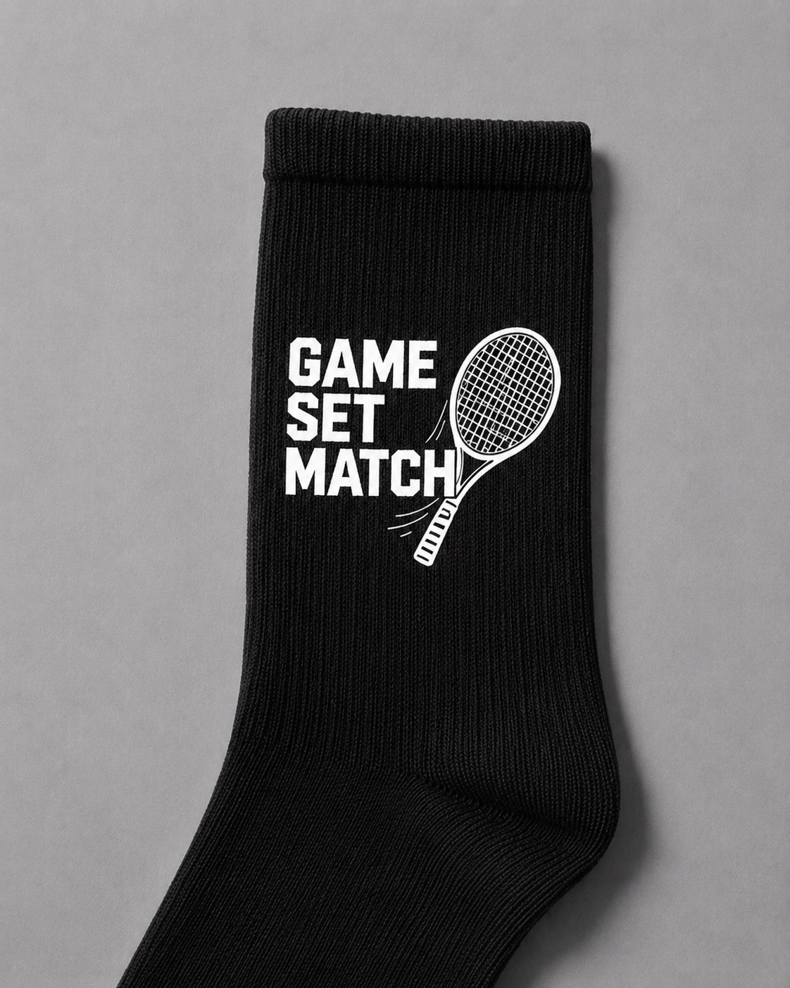 Game. Set. Match. Socks