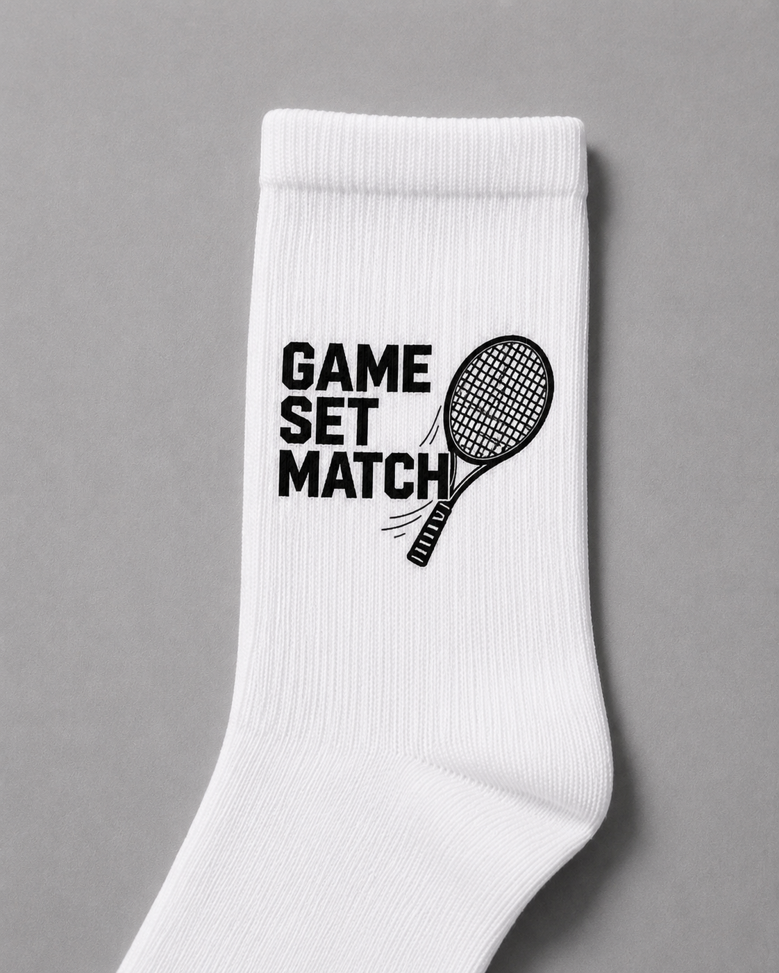 Game. Set. Match. Socks
