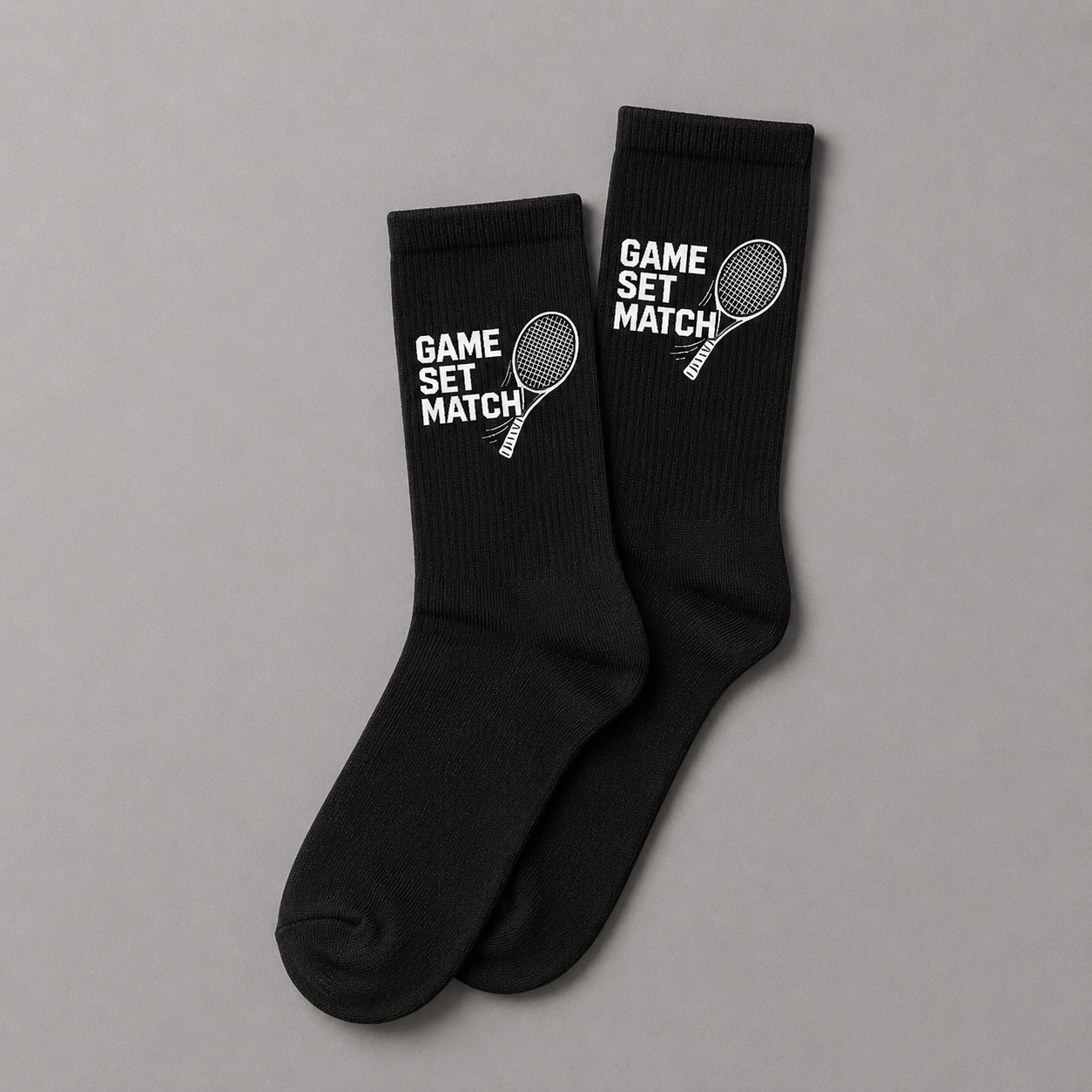 Game. Set. Match. Socks