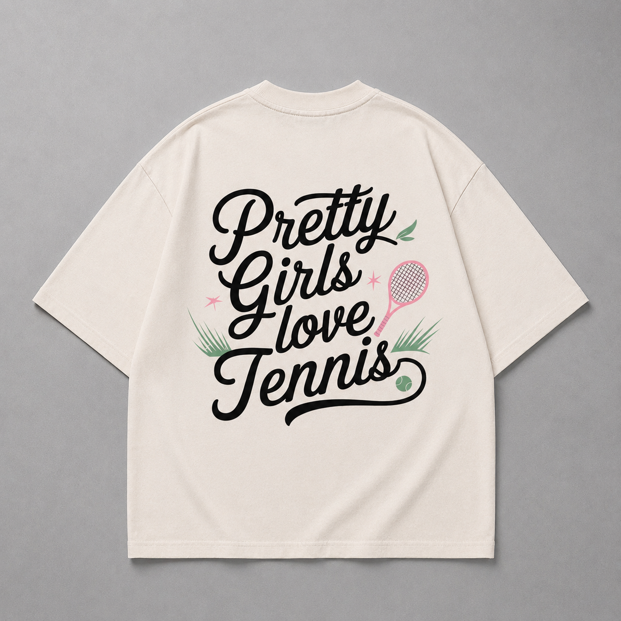 Pretty Girls love Tennis - Oversized Shirt