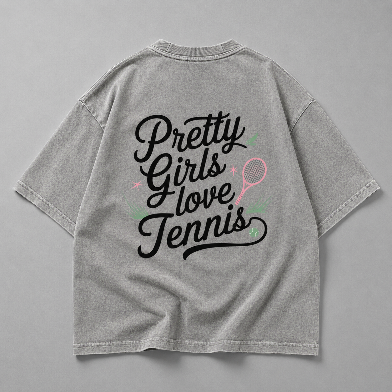 Pretty Girls love Tennis - Oversized Shirt