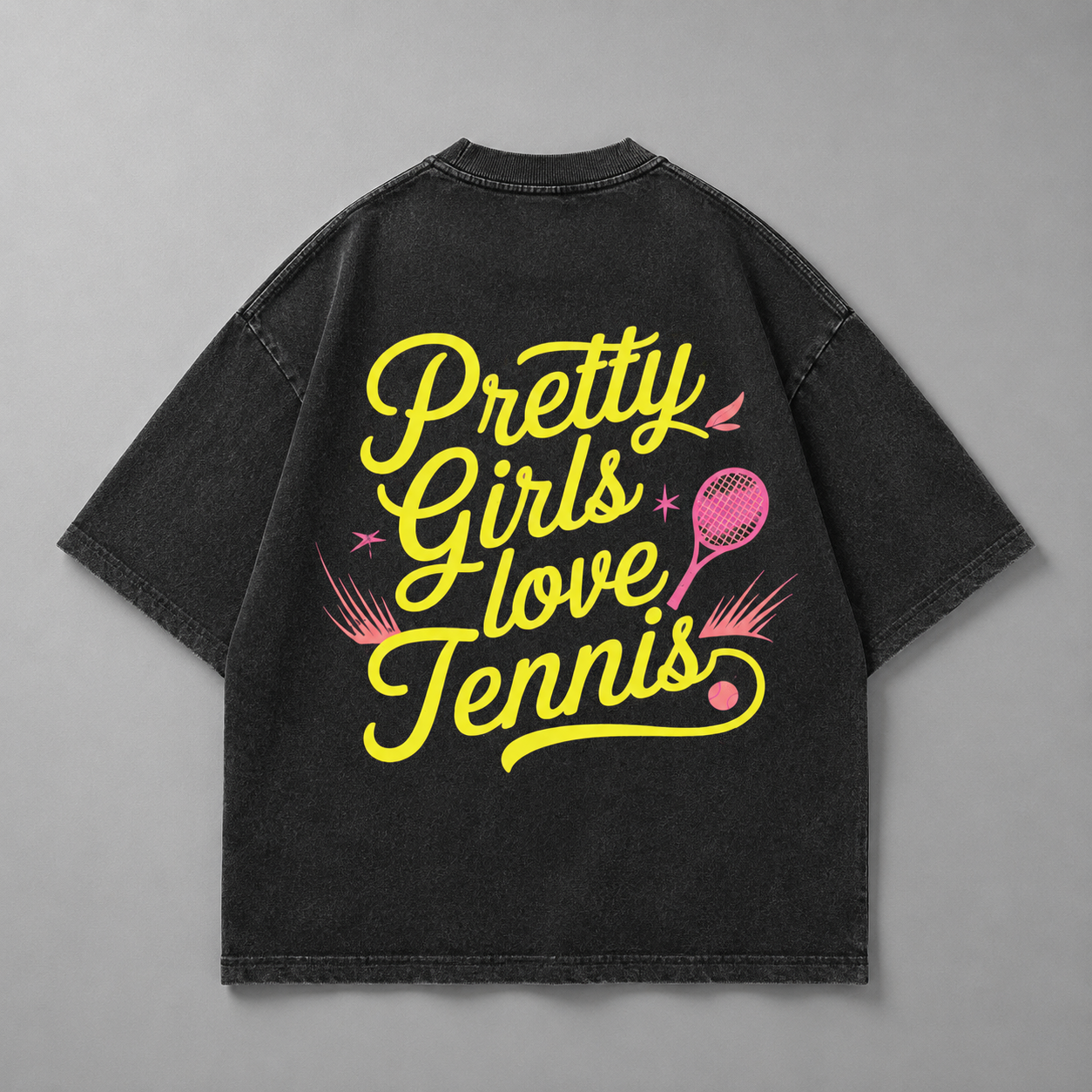 Pretty Girls love Tennis - Oversized Shirt