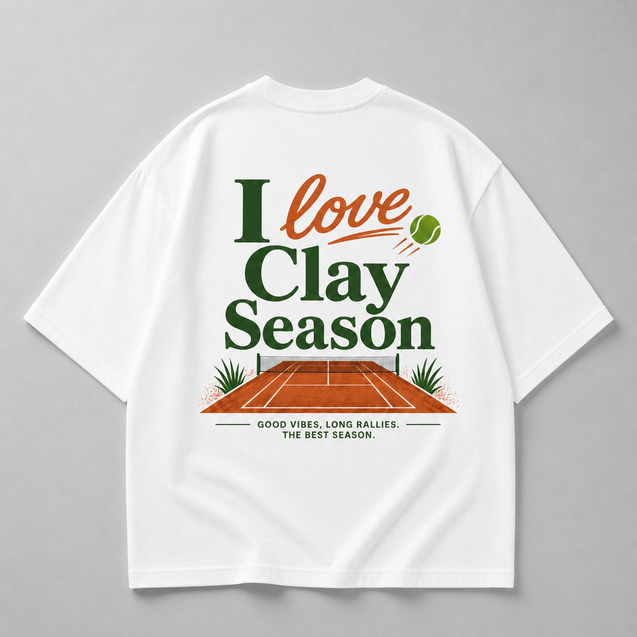 I love Clay Season - Oversized Shirt