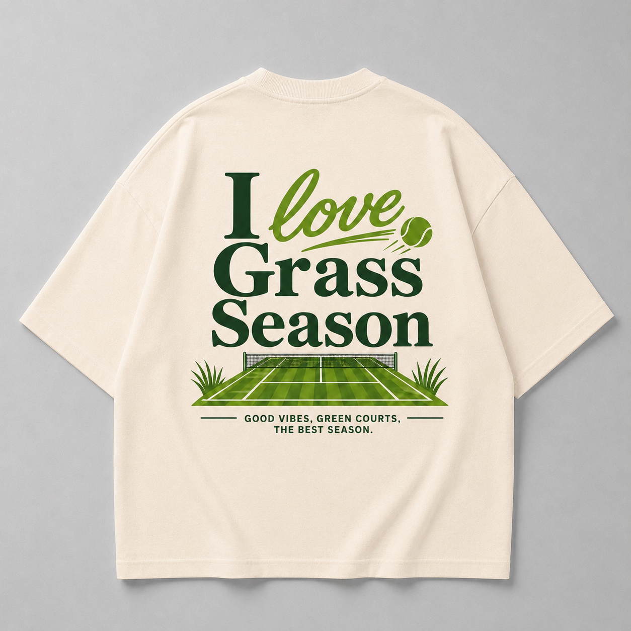 I love Grass Season - Oversized Shirt