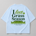 I love Grass Season - Oversized Shirt
