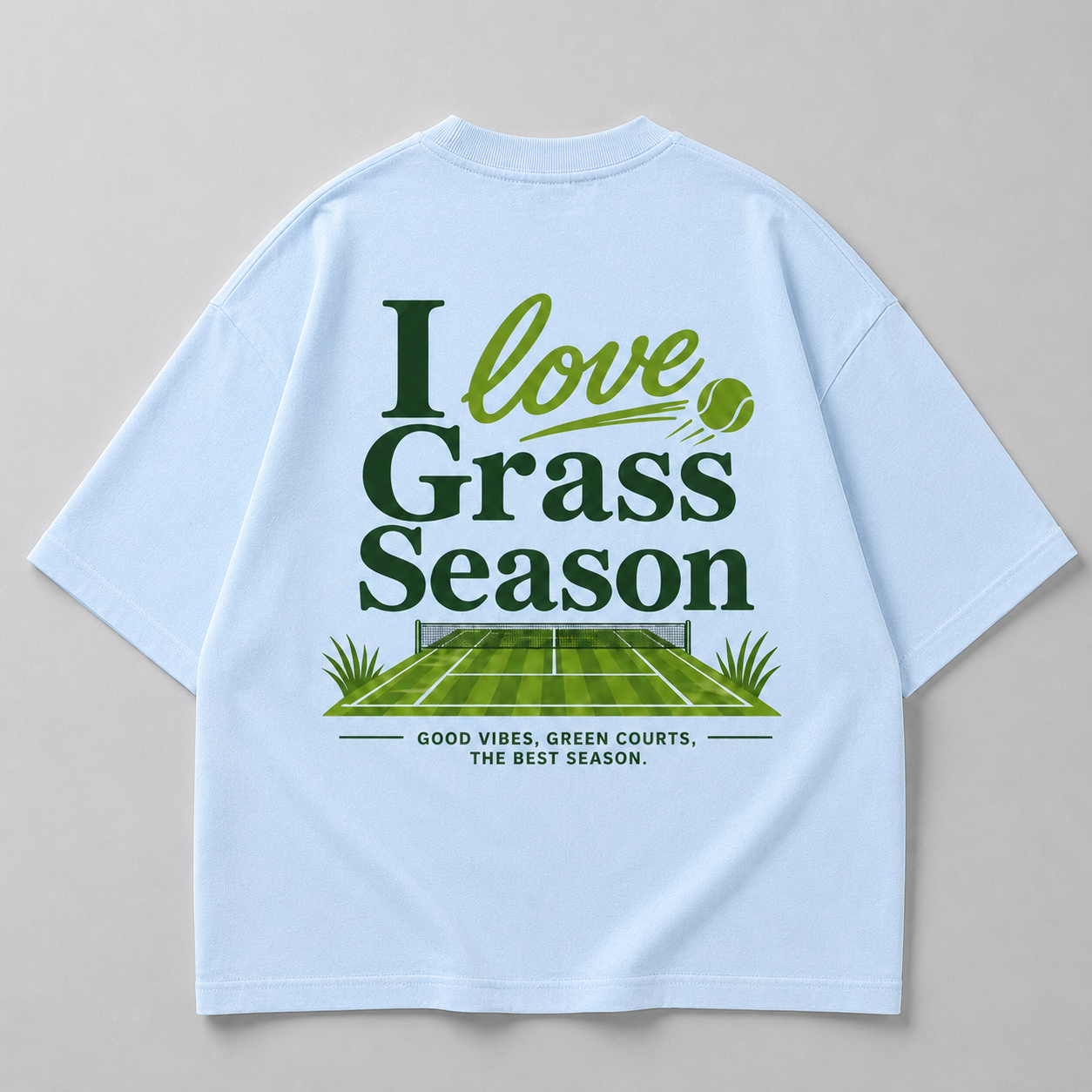 I love Grass Season - Oversized Shirt