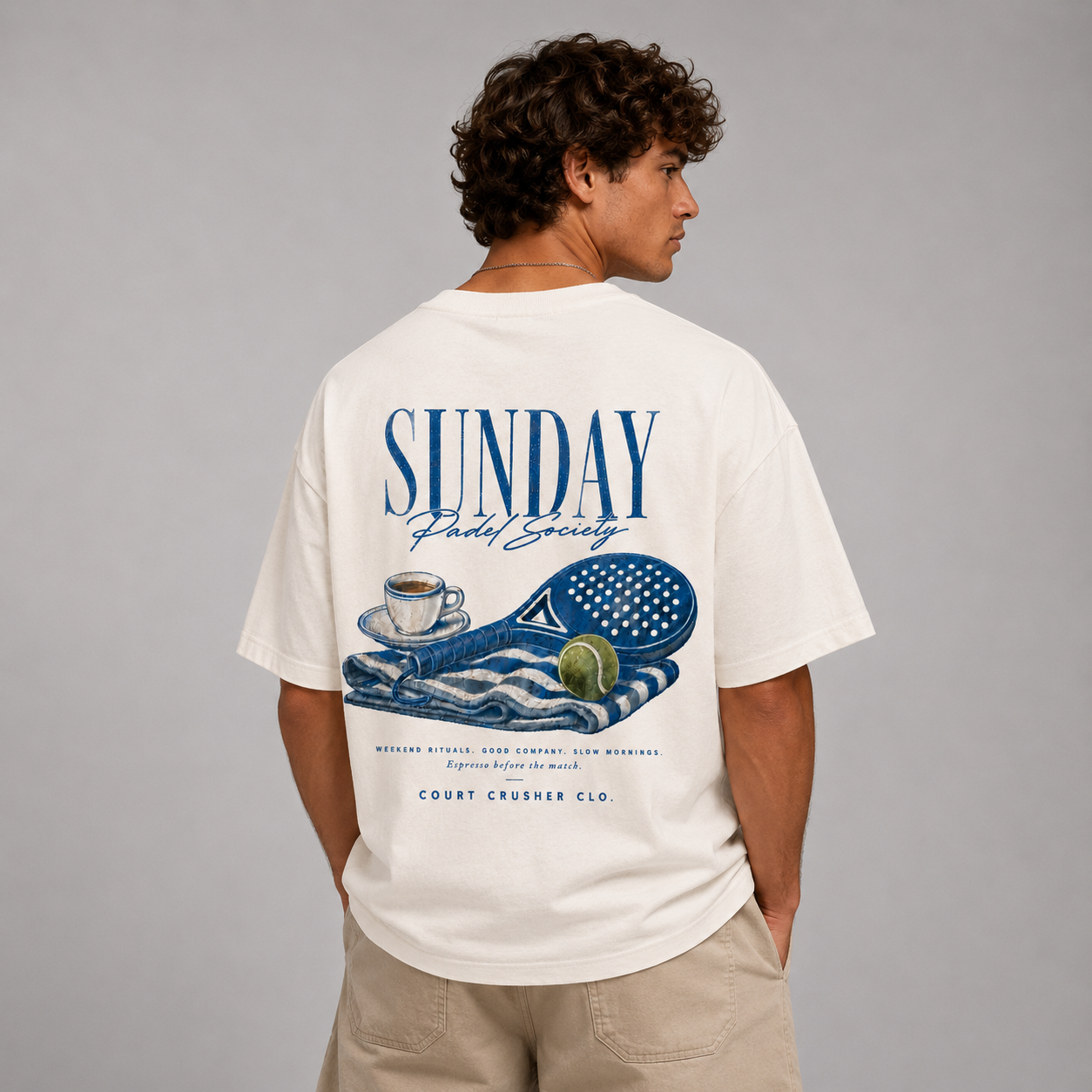 Sunday Padel Society - Oversized Shirt