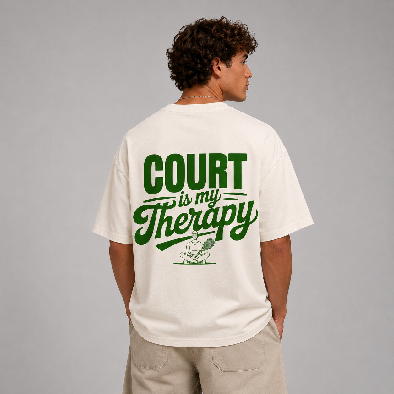Court is my therapy - Oversized Shirt