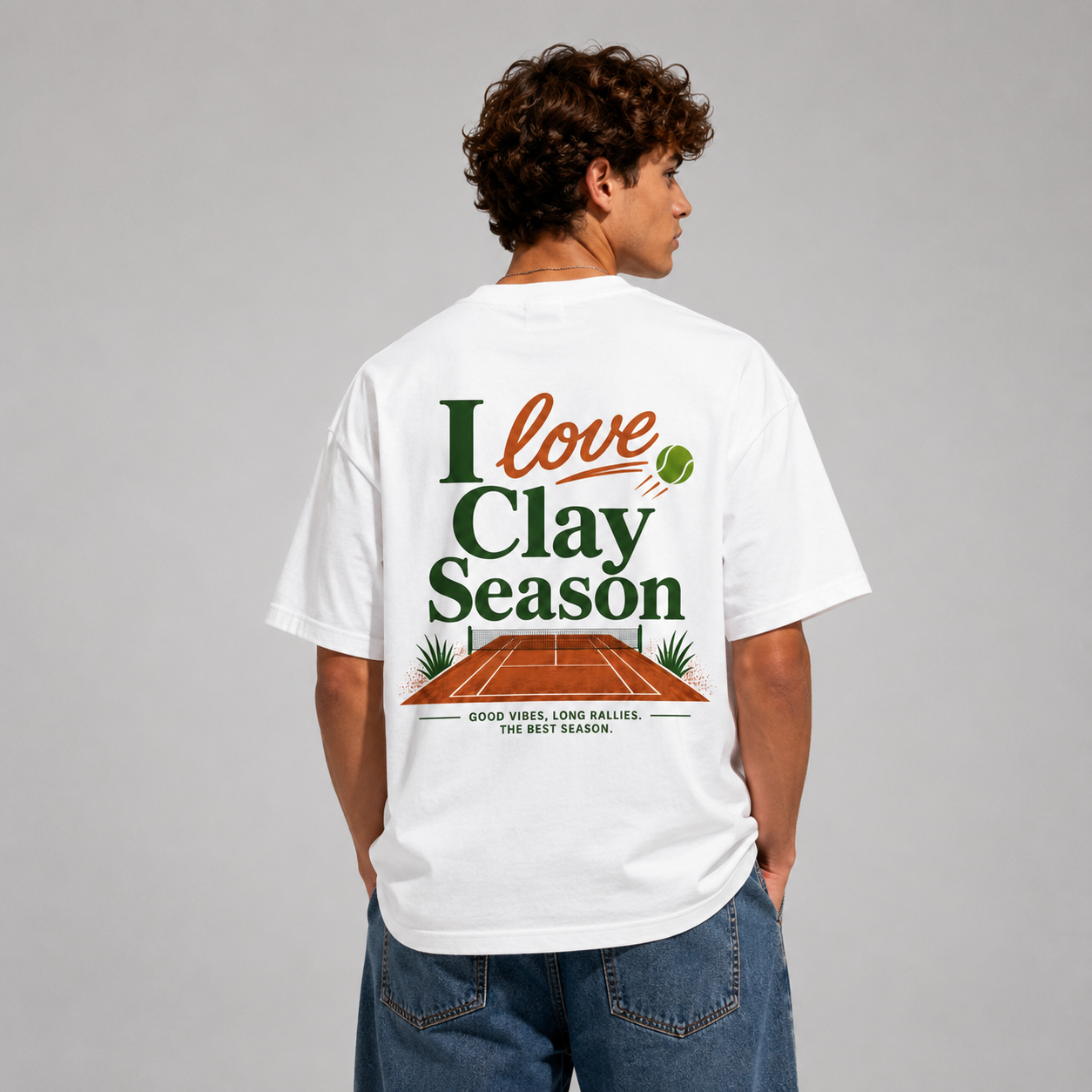 I love Clay Season - Oversized Shirt