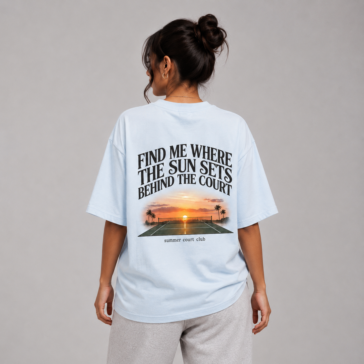 summer court club - Oversized T-Shirt