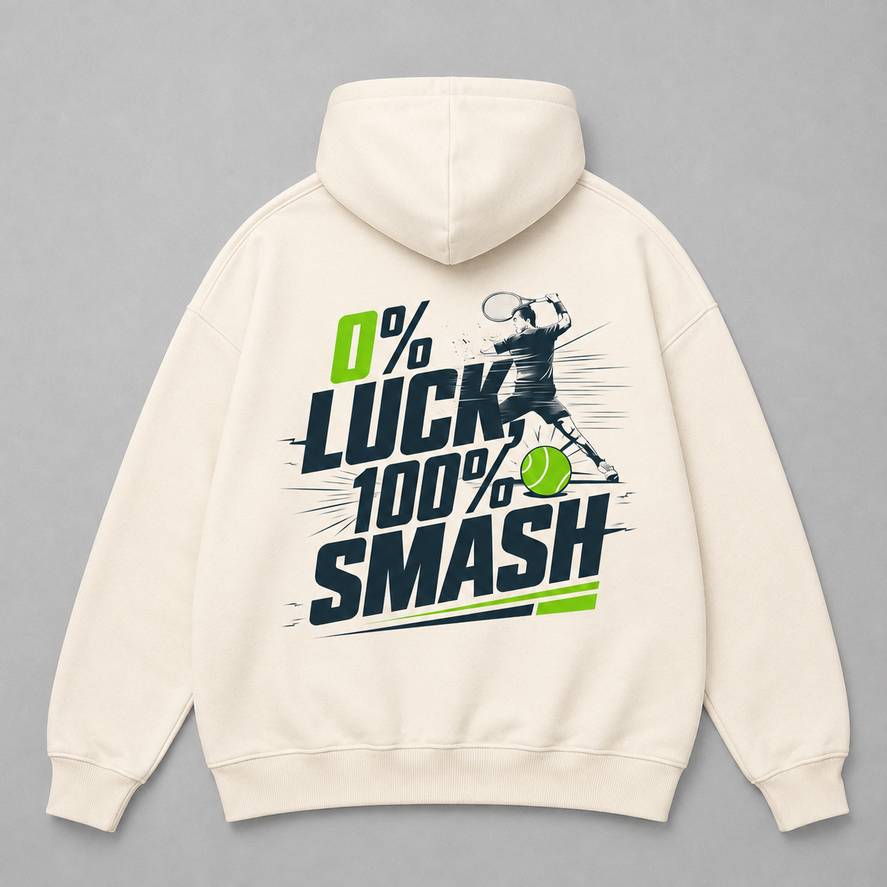 0% Luck 100% Smash - Oversized Hoodie