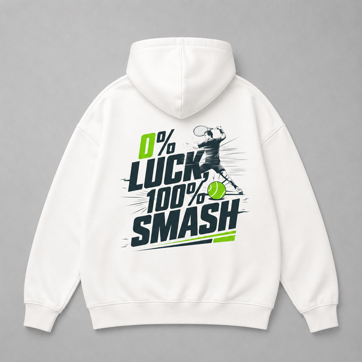 0% Luck 100% Smash - Oversized Hoodie