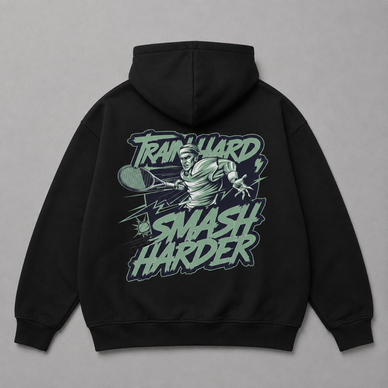 Train Hard, Smash Harder - Oversized Hoodie