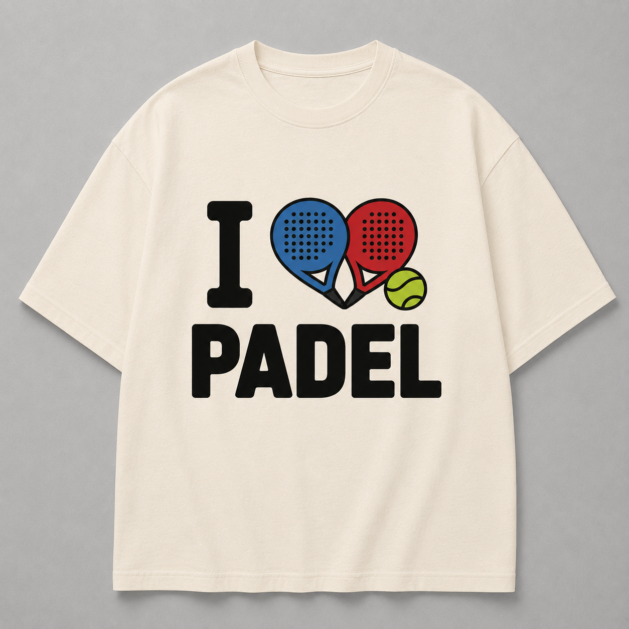 I love Padel - Oversized Shirt