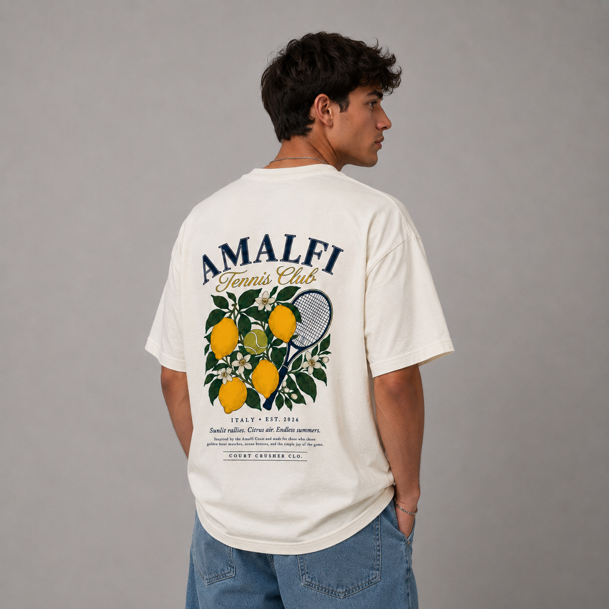Amalfi Tennis Club - Oversized Shirt