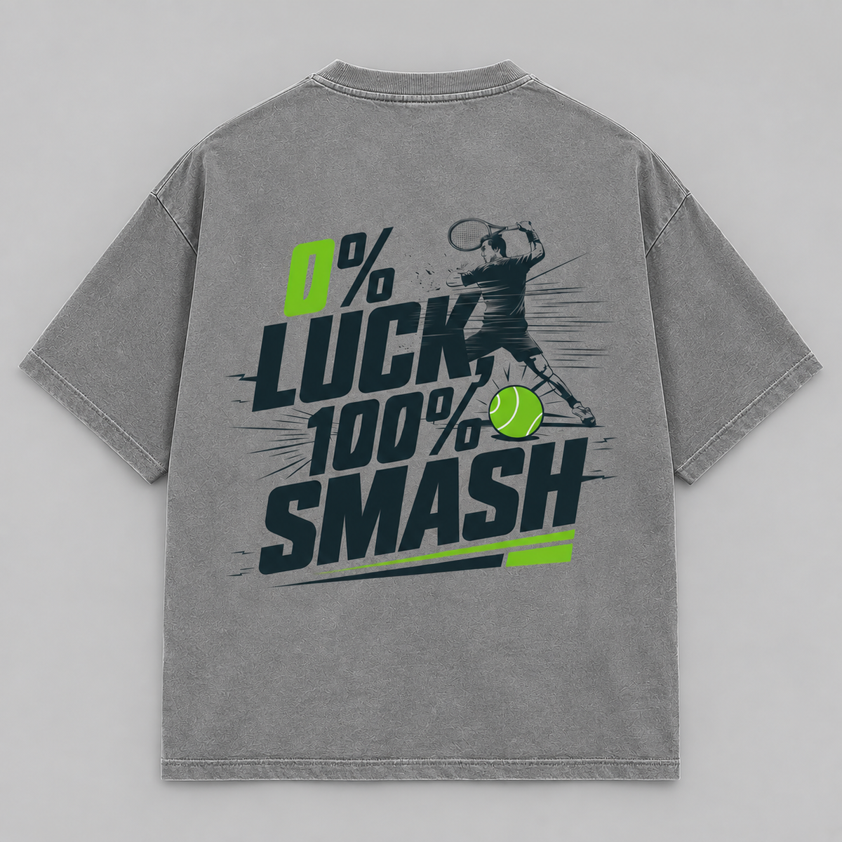 0% Luck 100% Smash - Oversized Shirt