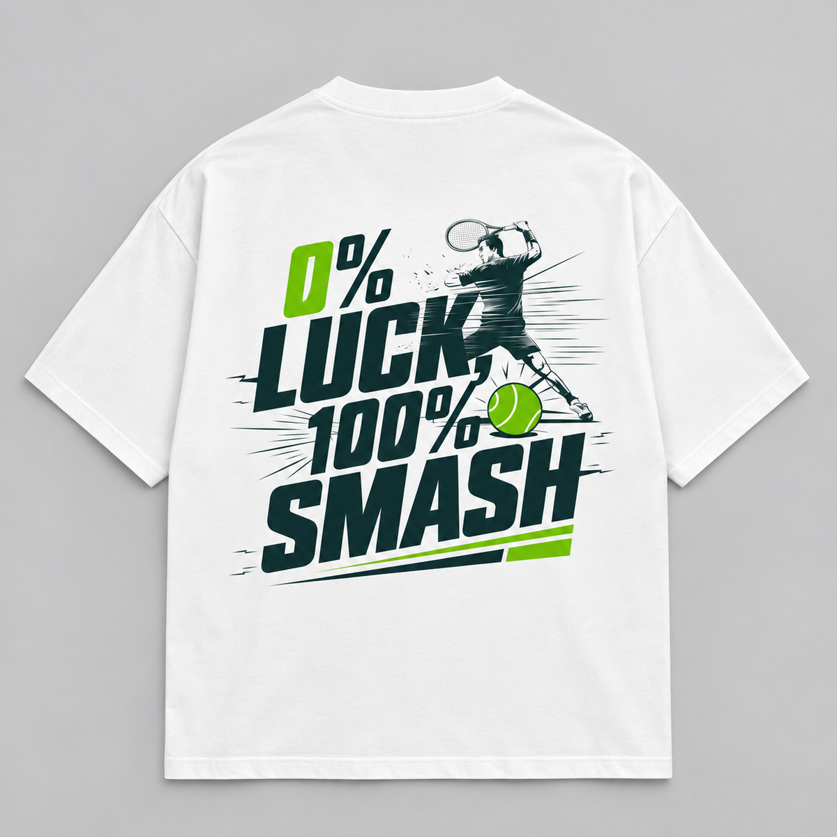 0% Luck 100% Smash - Oversized Shirt