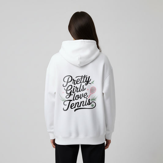 Pretty Girls love Tennis - Oversized Hoodie